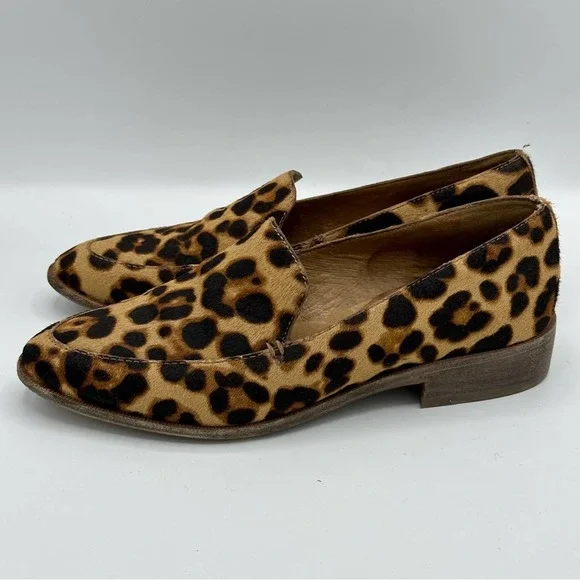 MADEWELL The Frances Loafer in Leopard Calf Hair
